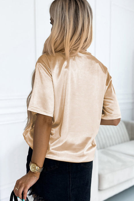 Chest Pocket Loose Fit Tee Shirt
